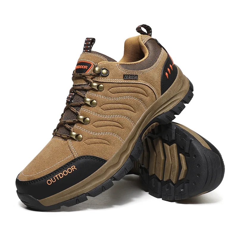 

sh11397a Wholesale Non-slip Mountain Climbing Shoes 2021 Winter Mens Outdoor Shoes Waterproof Hiking Shoes
