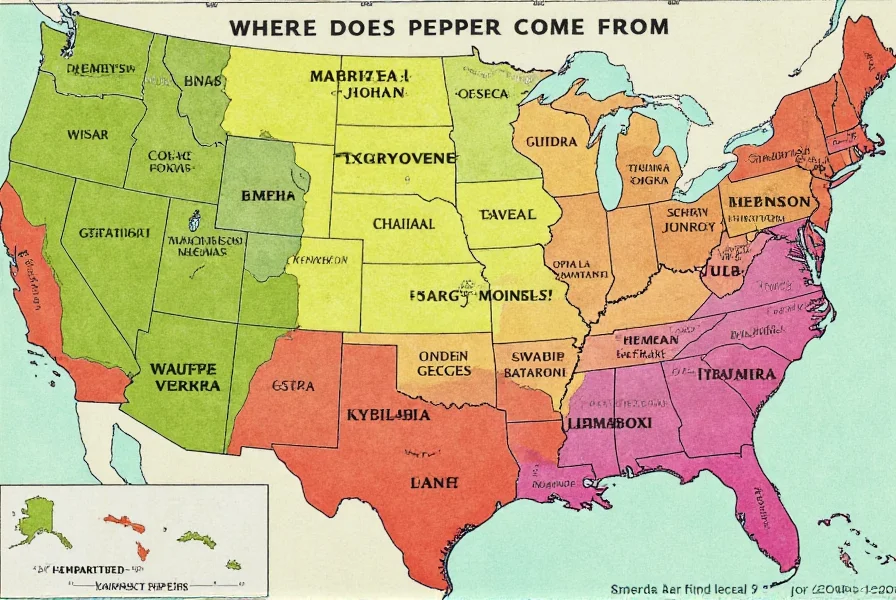 where does pepper come from a peppery journey through history and geography