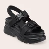 Wholesale Ladies Summer Beach Buckle Wedges Shoes Thick Soled Women Platform Sandals