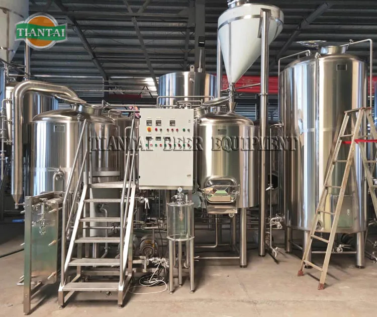 
15 HL Stainless steel micro 1500L beer machinery beer production line 