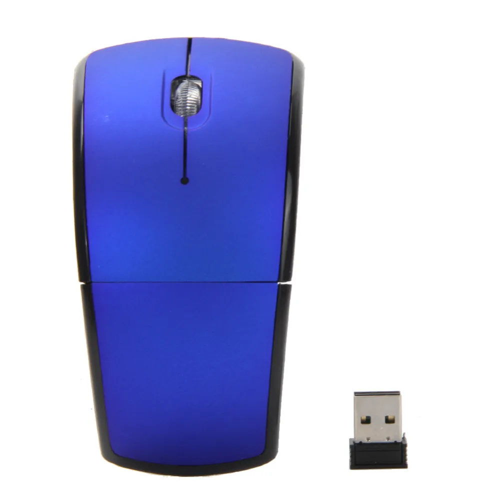 2.4ghz Wireless Folding Foldable Arc Optical Mouse With Usb Receiver