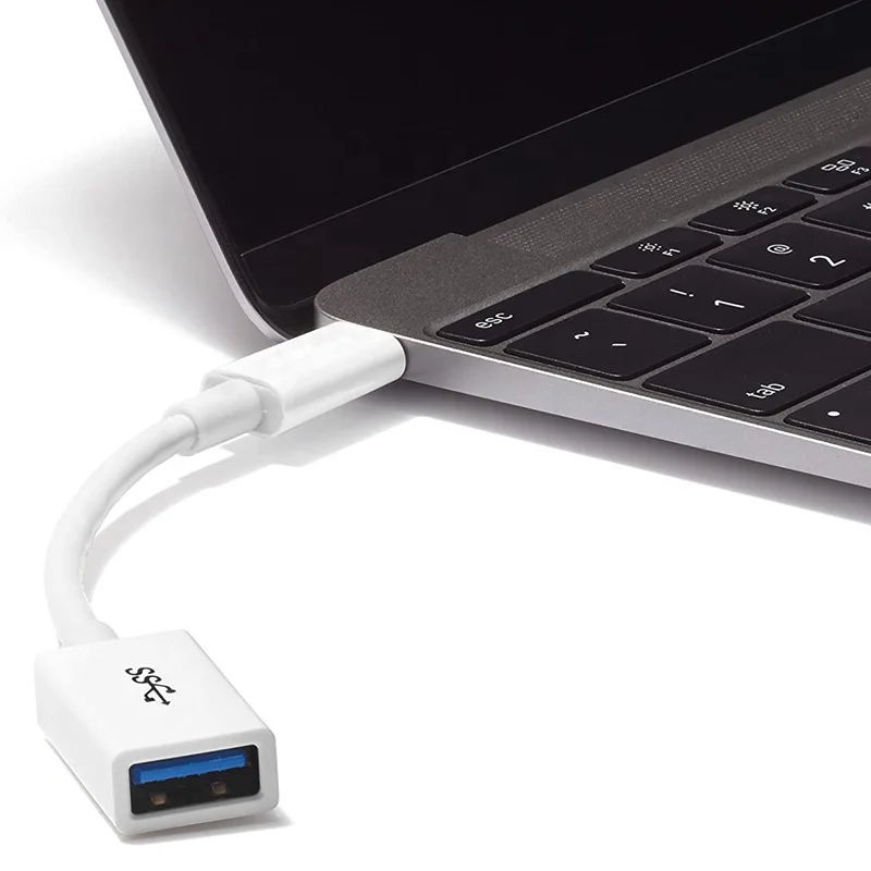 

Type C 3.0 Otg Cable Type-C Usb C To Usb 3.1 Female Connector Adapter, White /oem