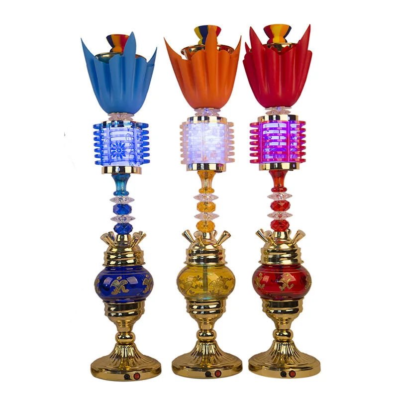 

LED Hookah Shisha Sheesha Chicha Cube LED Glass Hookah with Led Light