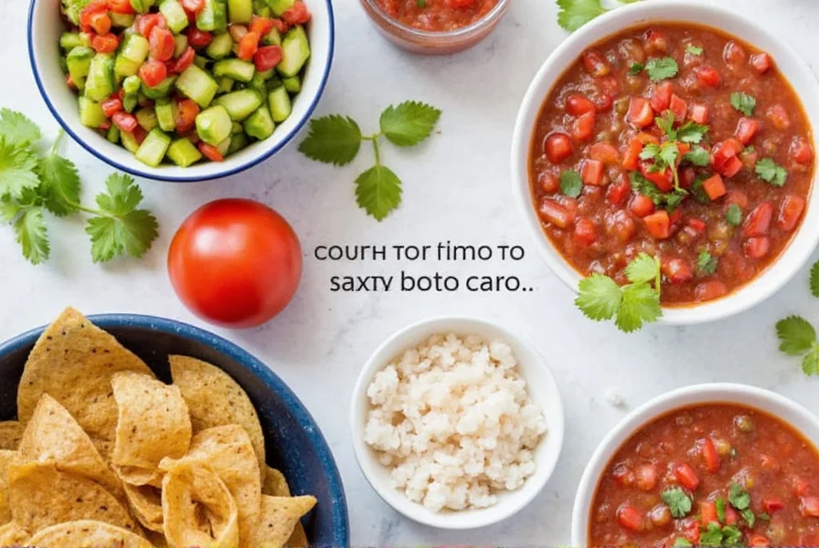 Bowl of Red Cascabeles Salsa Next to Tortilla Chips