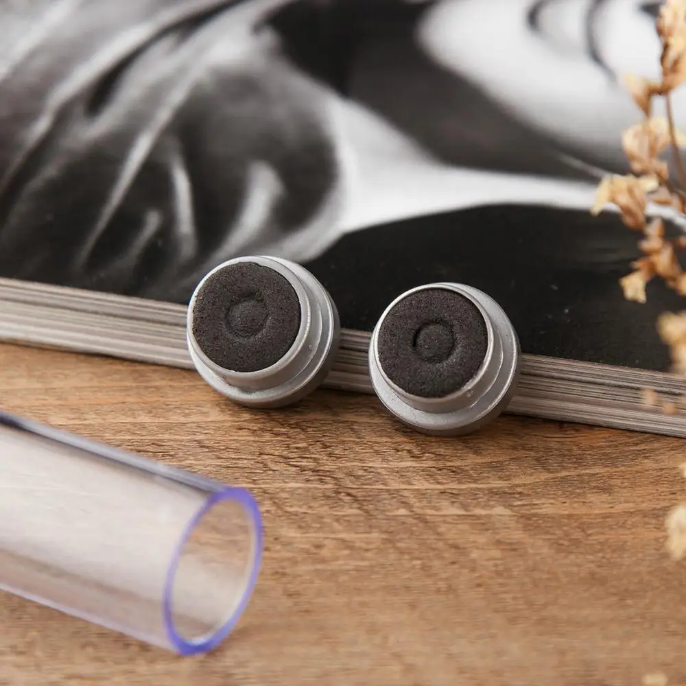 
Round Barrel Transparent Box Crystal Pen Pencil Case With Active Plugs 