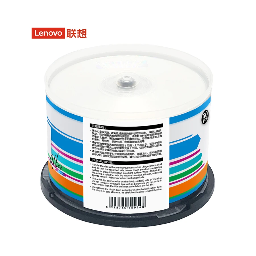 

Hot Selling Original Licensed 52x 700MB CD-R Blank Discs Diameter 12cm For Lenovo