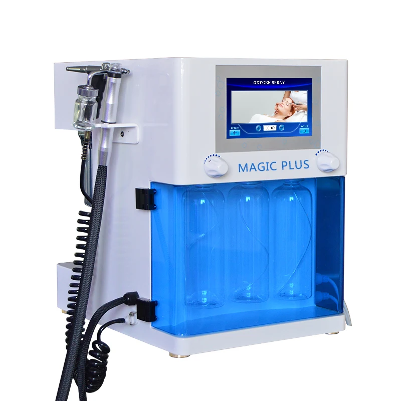 

Skin Care Hydra Beauty Machine A0629 4 in 1 Korea Aqua Peel Facial Machine with Aqua Dermabrasion Tips, White with blue