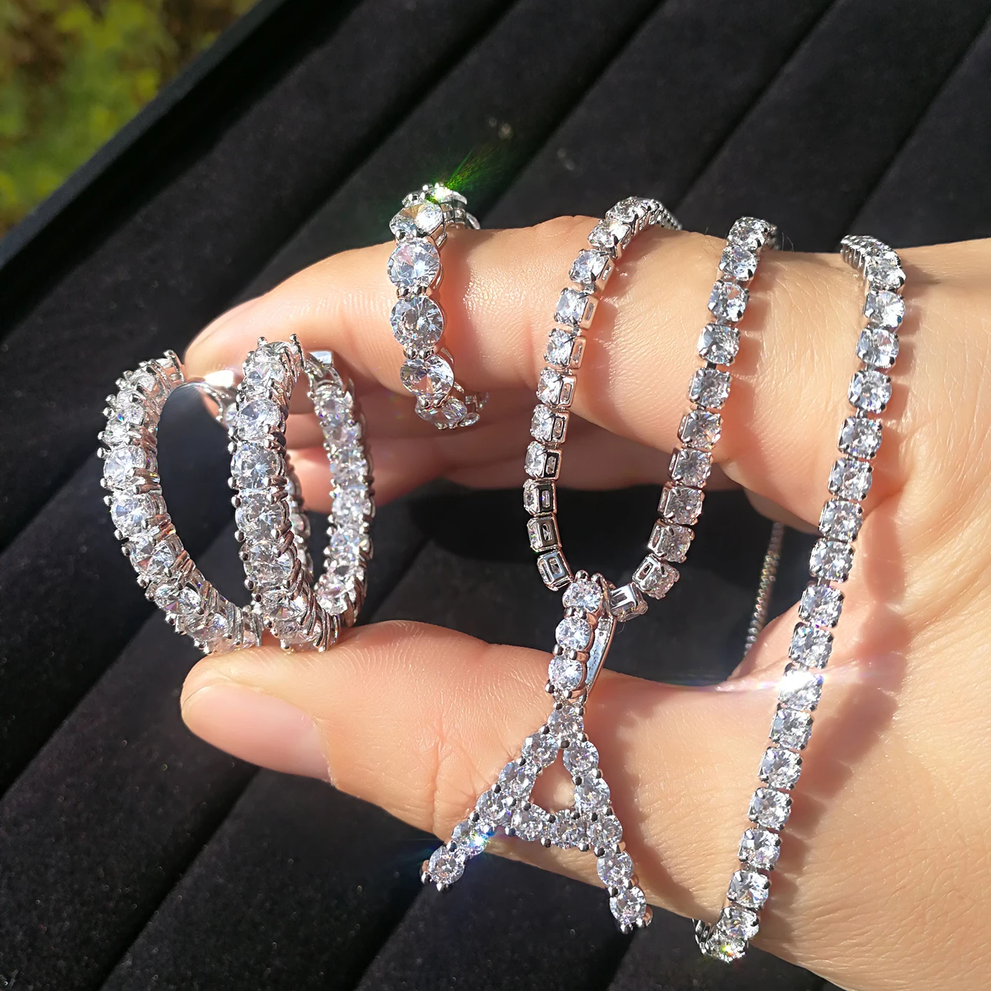 

2019 women fashion high quality bridal wedding gold plated jewelry sets, Picture