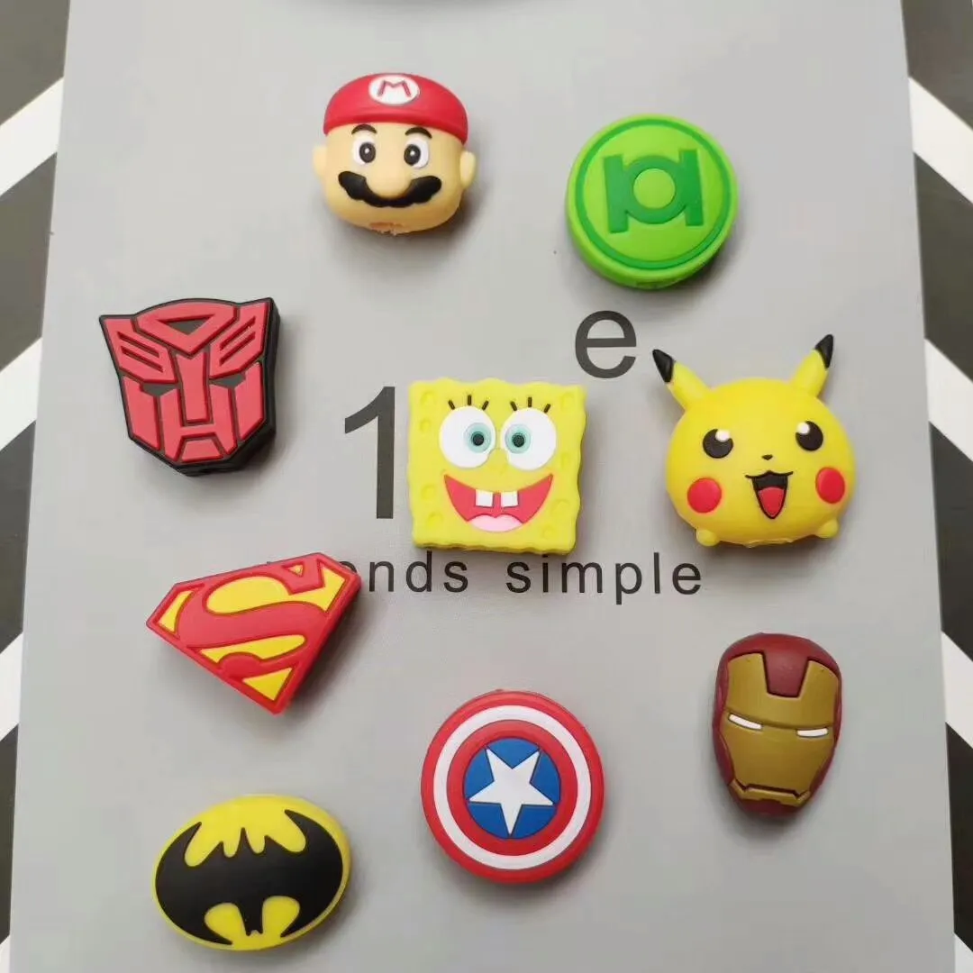 

Silicone Cartoon Character Hero Captain 3D Style USB Charger Phone Accessory Cable Bites Protector