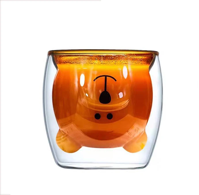 

Christmas Glass Tea Cups With High Performance, Different color