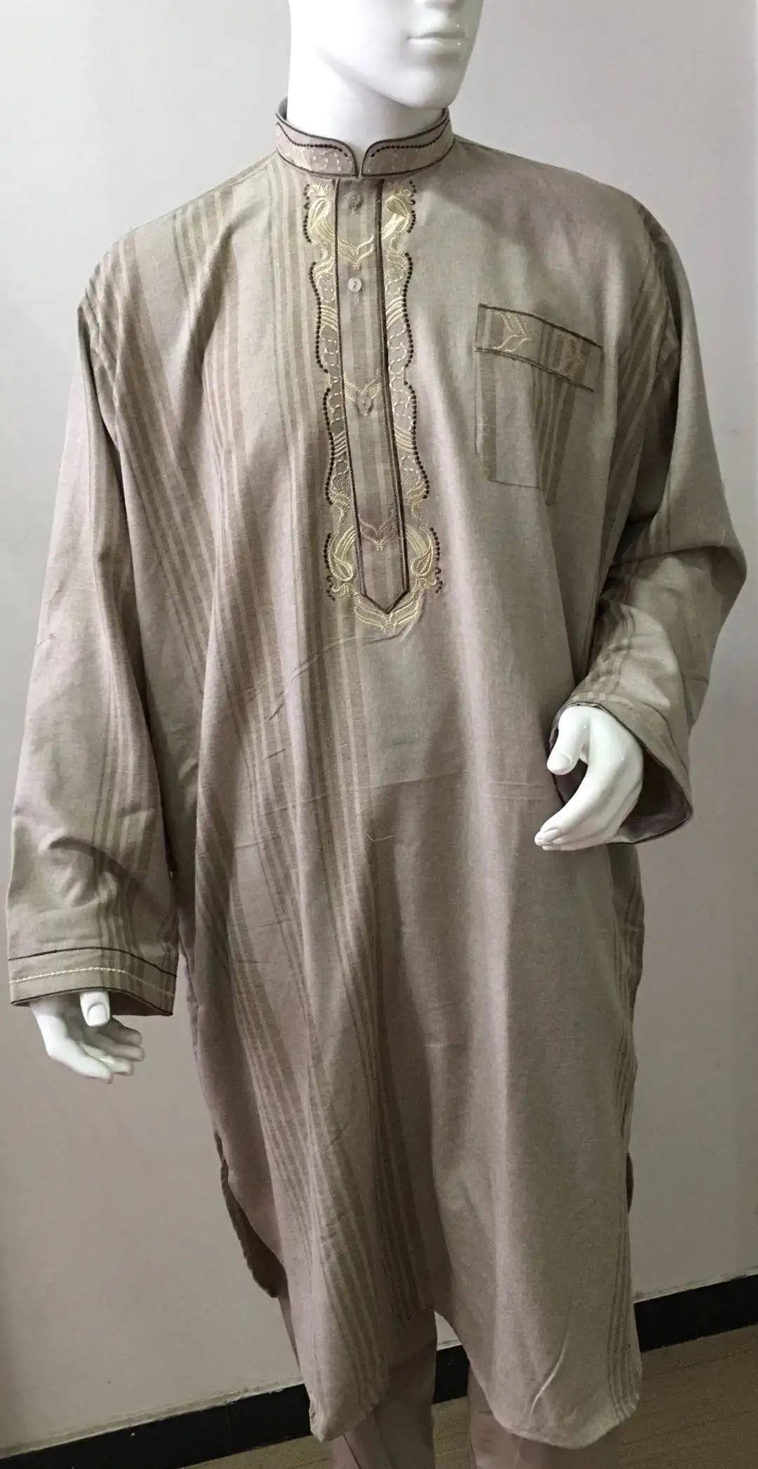 所有行业  服饰 民族服饰  伊斯兰服饰  产品说明 男士阿拉伯长袍中东