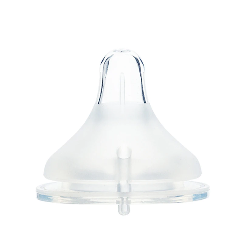 

BPA free Anti-colic Wide-Neck Realistic Liquid Silicon Nipple Baby Teat for Feeding Bottle