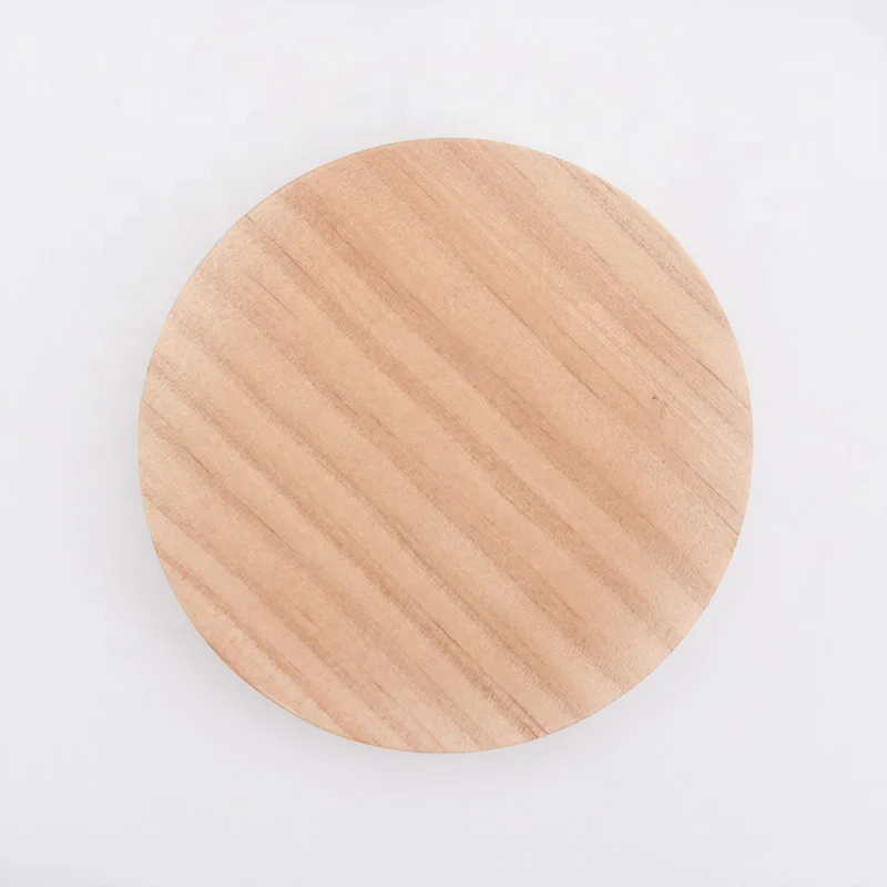 Custom wooden lid for candle holder wholesales