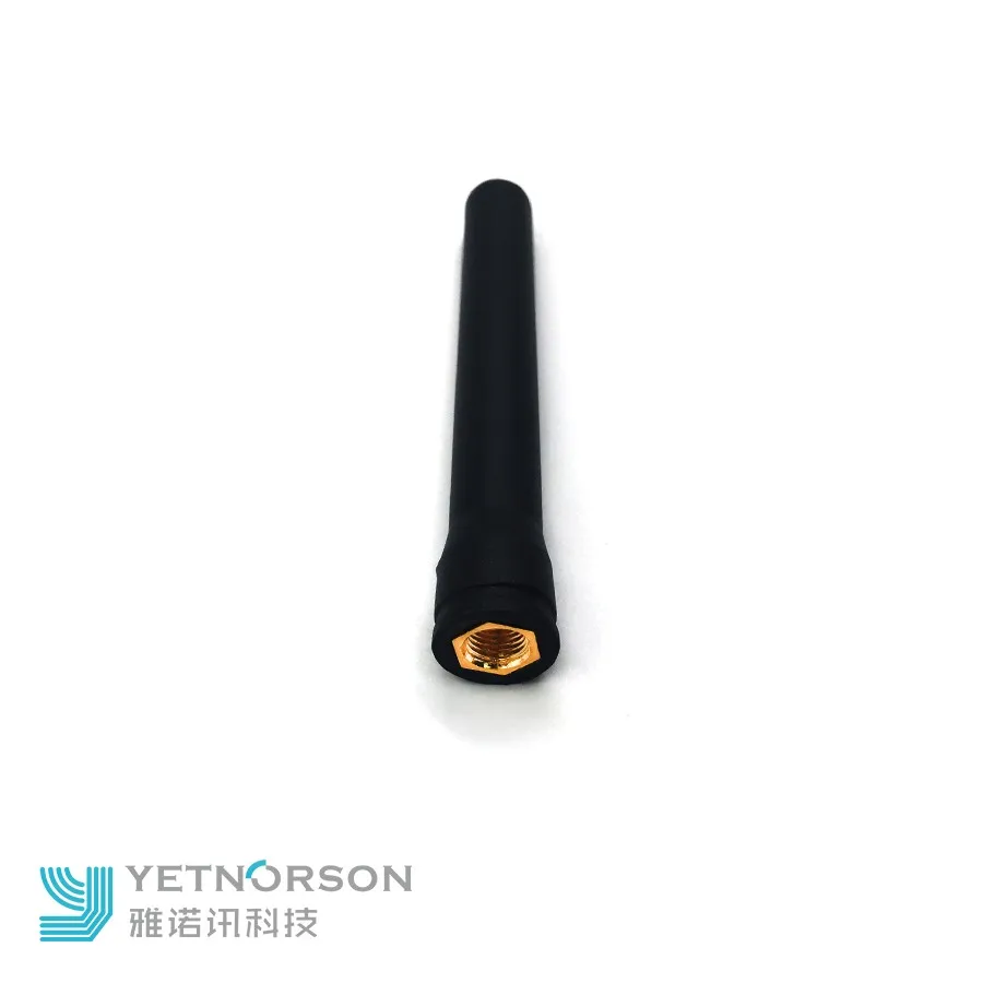 GSM communication antenna rubber duck zigbee antenna with SMA male right angle connector for wireless public phone - ANKUX.COM