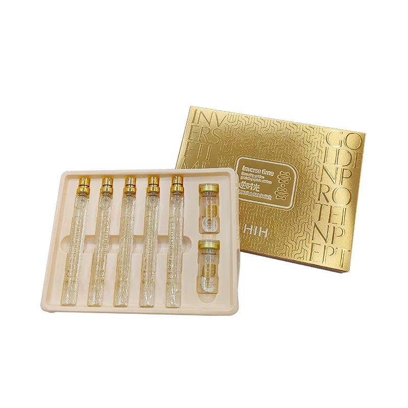 

2022 Vesta Collagen Thread Removal Wrinkles Facial Thread Lift Gold Protein Peptide Line Carving Face Serum