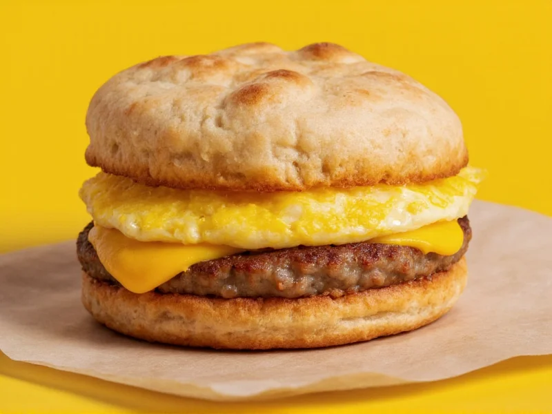 McDonald's Sausage Egg and Cheese Biscuit: 550 Calories