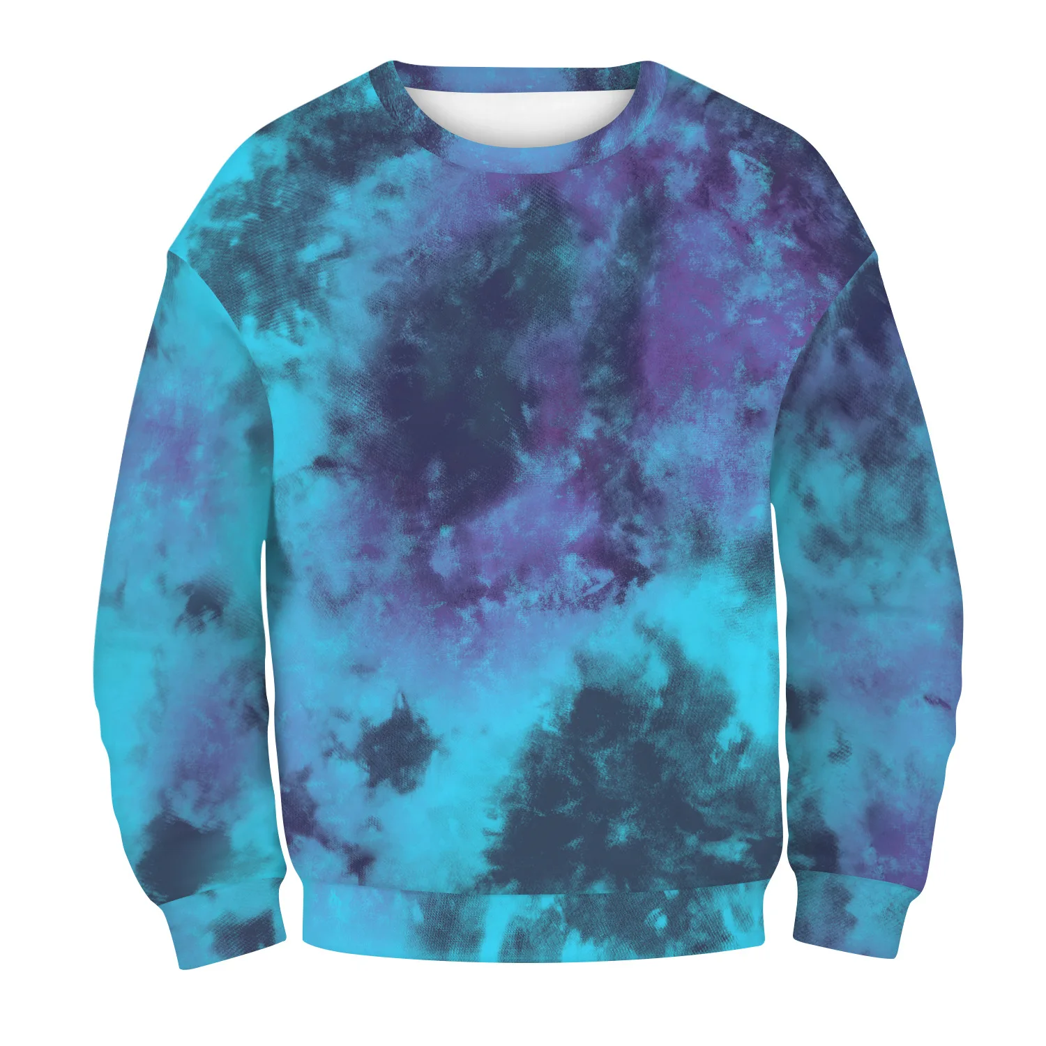 sky tie dye moletom com capuz