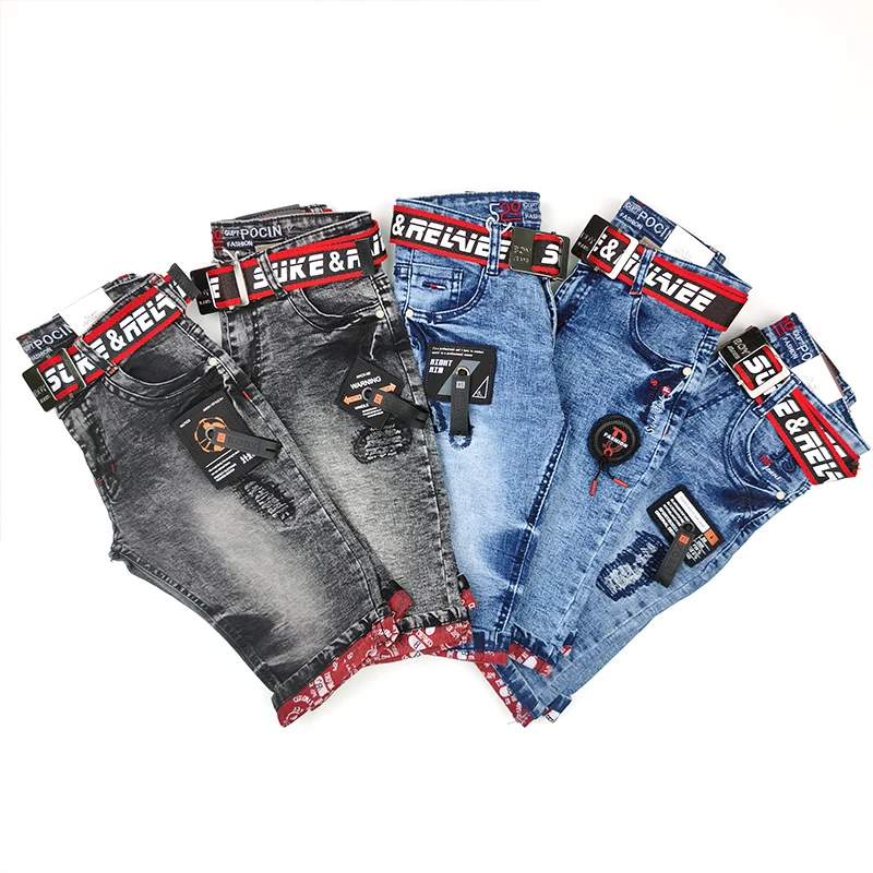

Factory Price boy Jeans Shorts Boys Denim Pants boys Short Denim Jeans, Denim blue