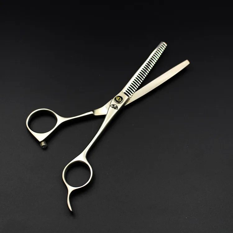 

Wholesale zigzag 6 inch wire cutt new design barber fine salon scissors professional, Silver