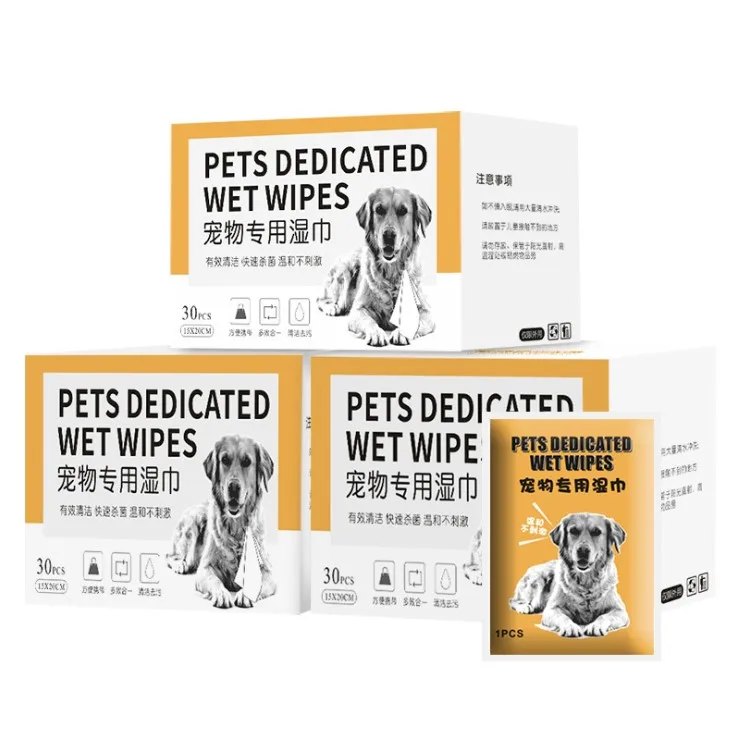 

Pet Cats Dogs Eyes Cleaning Wipes ECO Friendly OEM Pet Wet Wipes