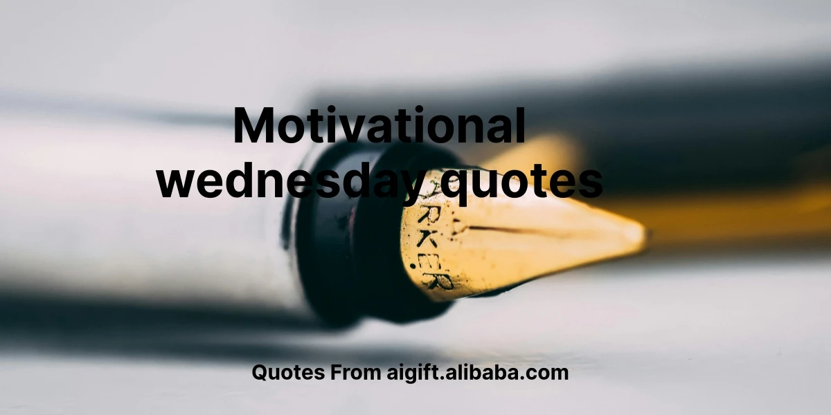 motivational wednesday quotes