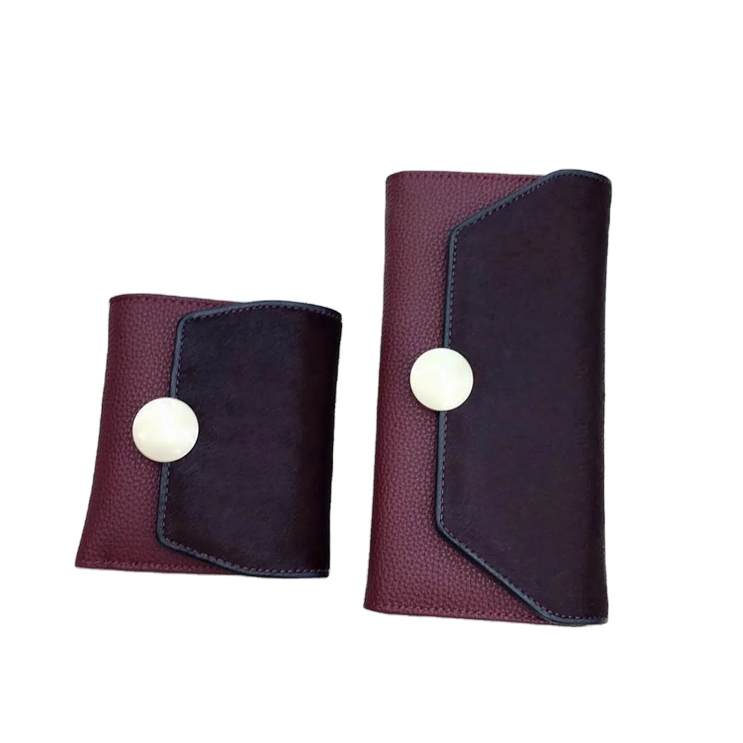 

Ladies Wallet 2021 Design Latest Clutch genuine leather Ladies short Purse simple multi card wallet, Customized color