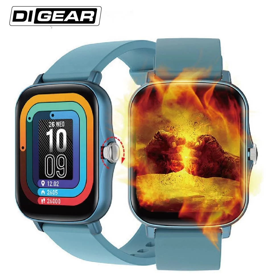 

DiGear 2021 Full Touch Screen Rotate Button Y20 Woman Smart Watch Fitness Tracker Smartwatch For Xiaomi IPhone Phone PK P8 Plus