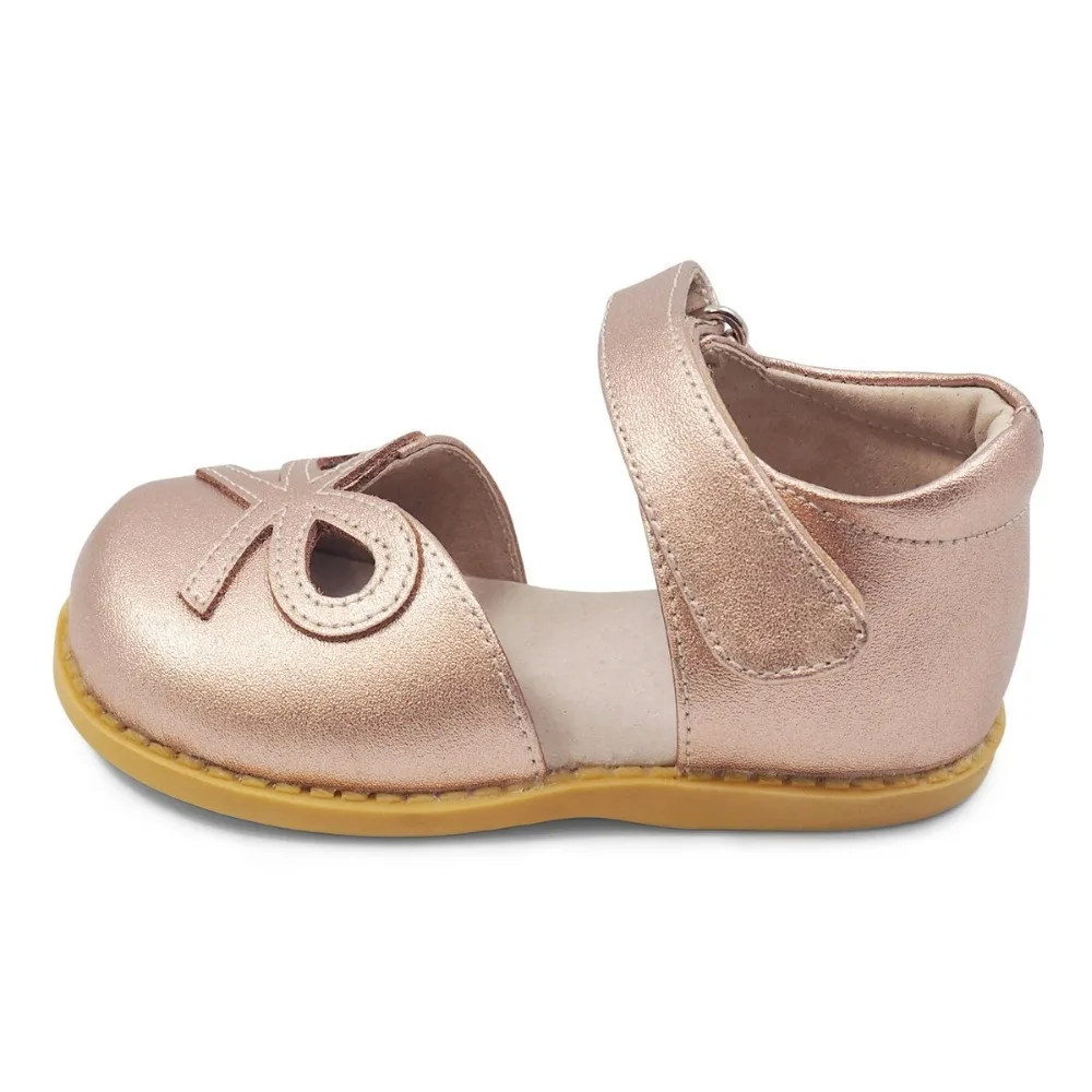 

Livie And Luca Quality Super Soft Pink Mary Jane Barefoot Flat Breathable Leather Princess Dress Casual Cute Print Slipper2022