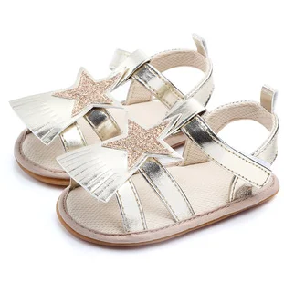 Wholesale Soft Sole  Buckle Prewalking  Baby Girls Infant Sandals  Dress Princess Slippers Mary Jane Shoes factory