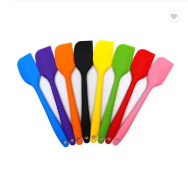 

Amazon hot sell stainless steel ring coresMulticolour heat resistant kitchen Tools Silicone Cream Butter Cake Spatula