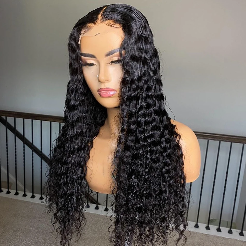 

Addictive Hot sell 100% human hair wigs lace front 200% density 40 inch brazilian human hair afro kinky curly wig stand display