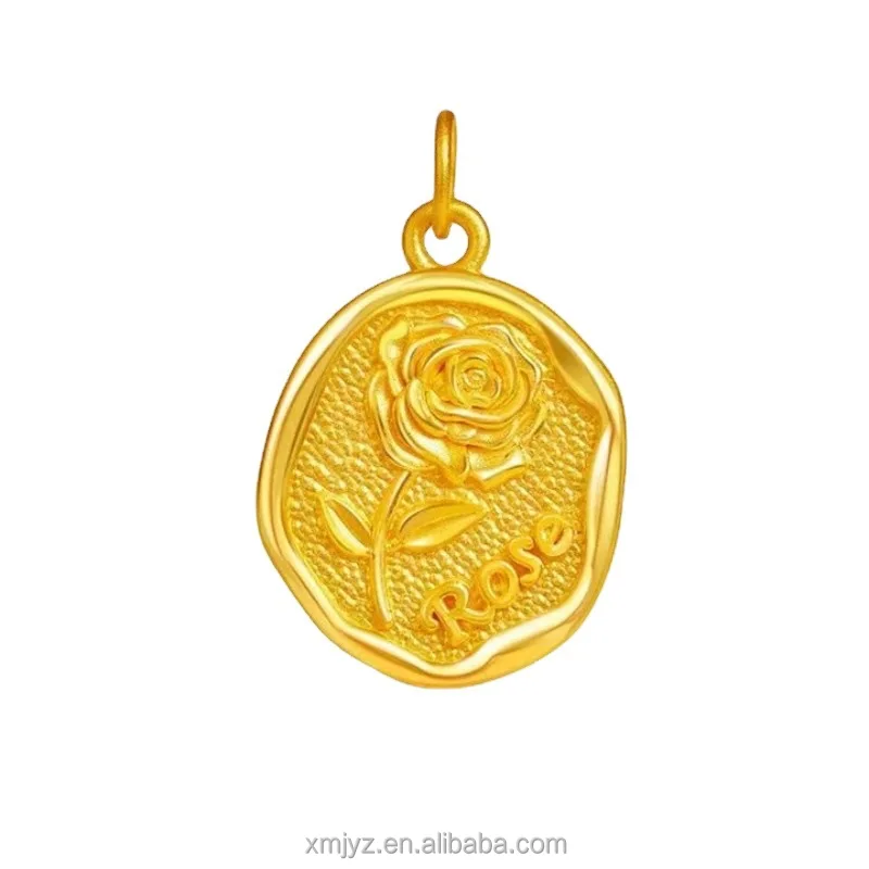 

Certified Factory Direct Supply 5G Gold Pendant Female New Fashion 999 Pure Gold Pendant 24K Gold All-Match Fashion Pendant