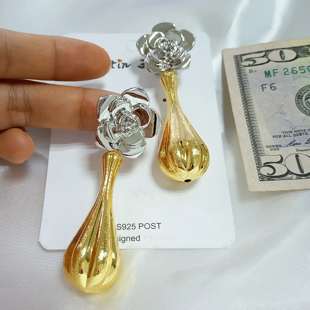 

Vintage fashion earrings for women earrings jewelry geometric pendant 2020 metal pendant fashion trend jewelry party gold