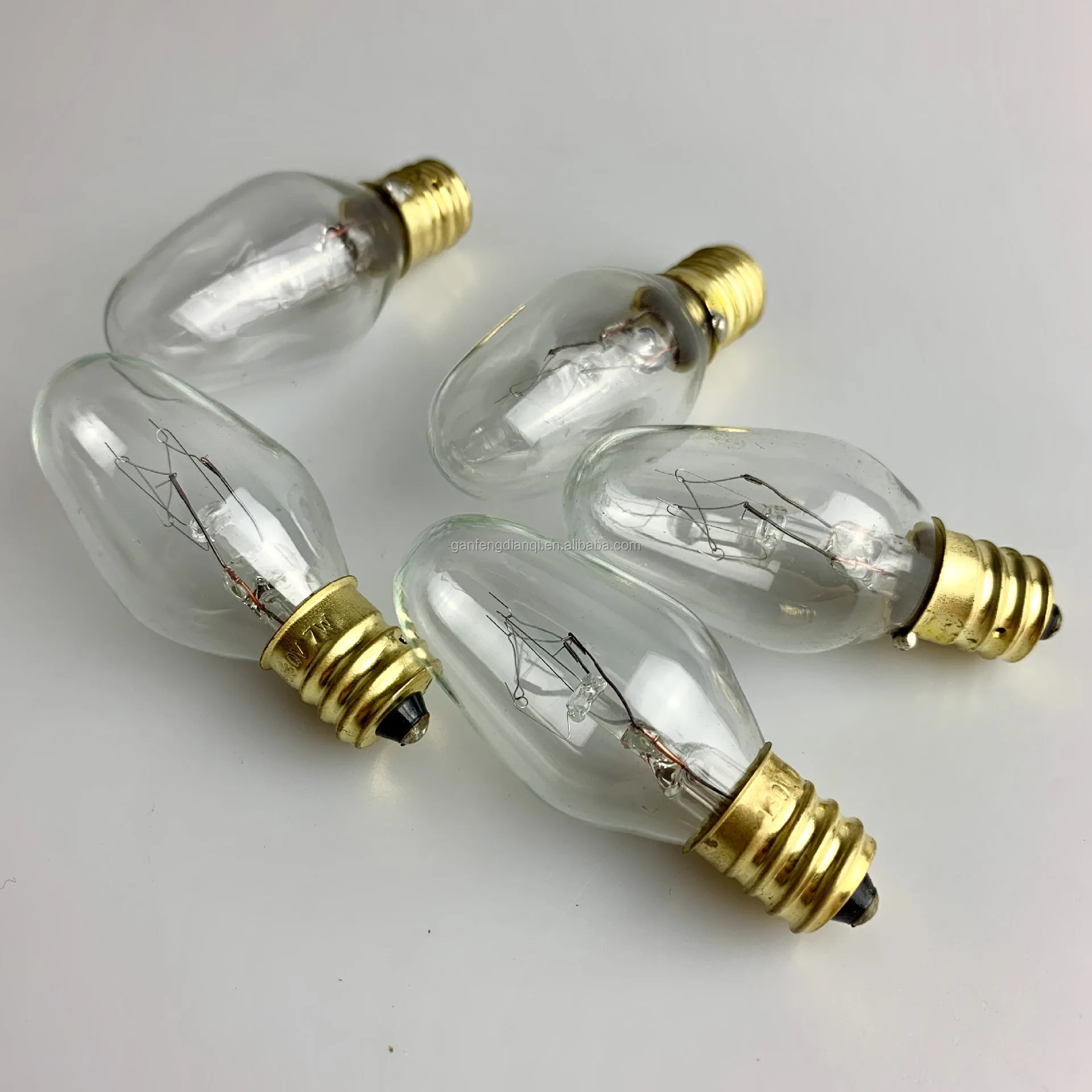 E12 C7 Incandescent Bulb 120v 220v Buy Incandescent Bulb,E12 C7 Incandescent Bulb,E12 C7