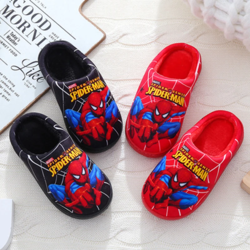 

Boys' Cotton Slippers Cartoon Cotton Slippers Soft Autumn Winter Baby Boys' Girls' Bedroom Princess Cotton Slippers Home Shoes