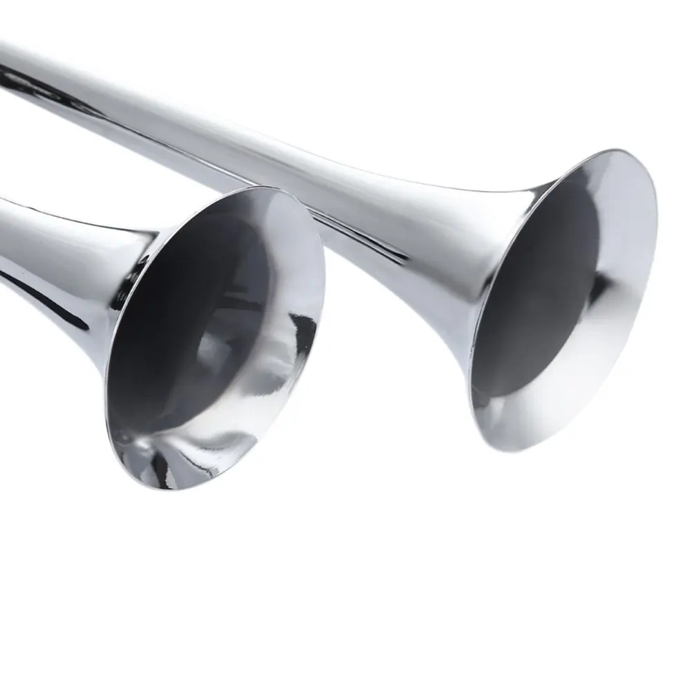 Sample Available Chrome Zinc Dual Speaker Horn 12v 24v Electric Truck