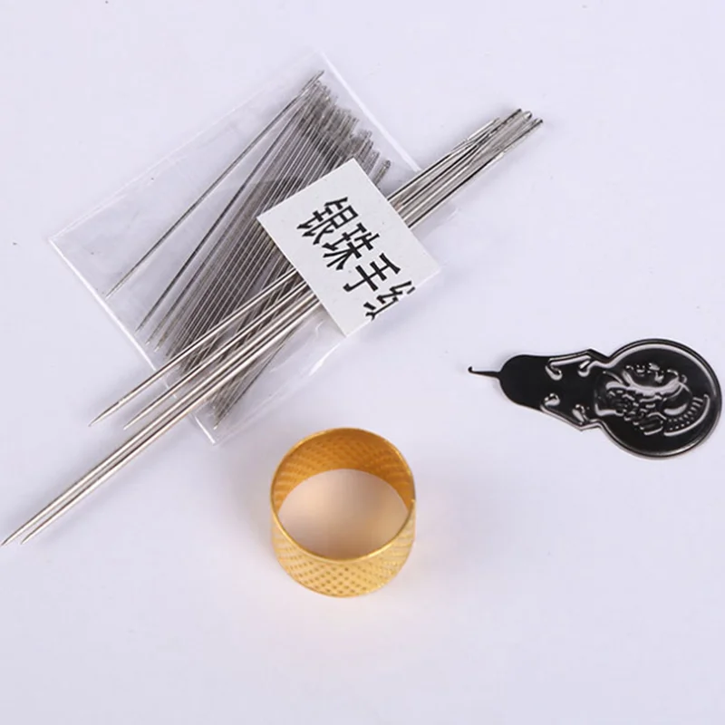 

22 Pcs Sewing Needles With Needle Threader and Thimble Stitching Needles Large Eye DIY Sewing Tools Accessories