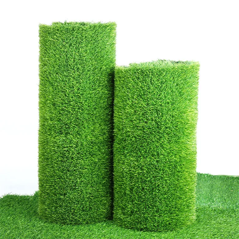 

Spring Leisure Green Artificial Grass 30mm Three Colors U.V Protection Outdoor Garden Playground Artificial Grass Carpet, Dark green/light green/green