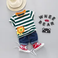 

New children's suits for 2020 summer baju anak 1-4 year cartoon baby boy clothing sets