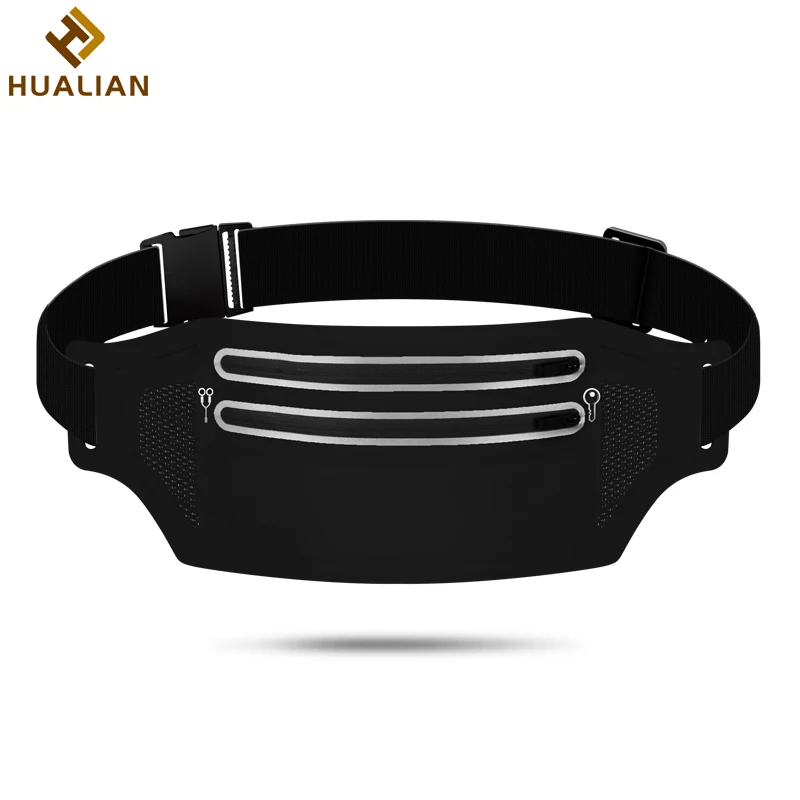 

HUALIAN Remarkable quality Slim light hydration Unisex women men Running Sport jogging lycra nurse Waist bag