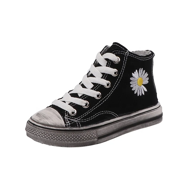 

wholesale high top canvas shoe children 3-9 years old casual kids girls boys shoes fashion sneaker kids shoes