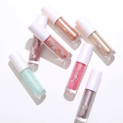 

wholesale cosmetic Glitter Liquid Eyeshadows Private Label Liquid Eye Shadows, Multi colors