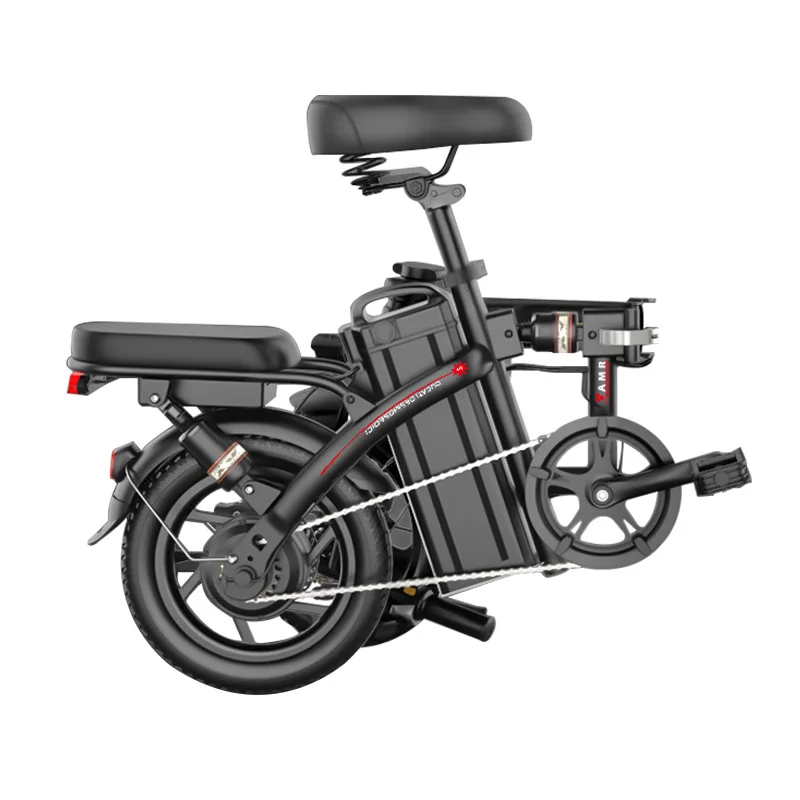

Wholesale with sidecar moped bike removable lithium battery two seat electric bicycle battery 48V folding car electric