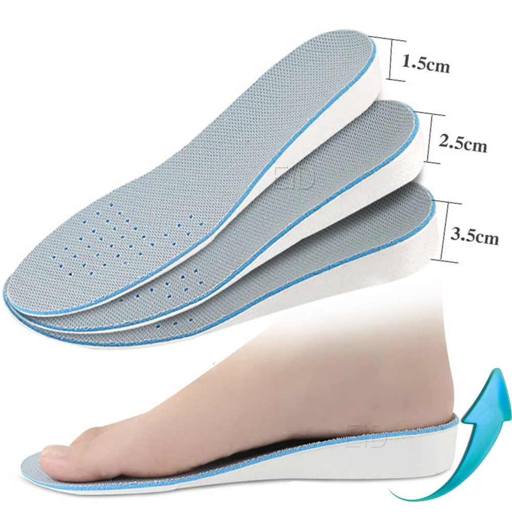 

EVA Height Increase Insole Or Shoes Women Man Care Foot Pads Comfortable Soles For Shoes Height Increasing Shoes Pad Inserts