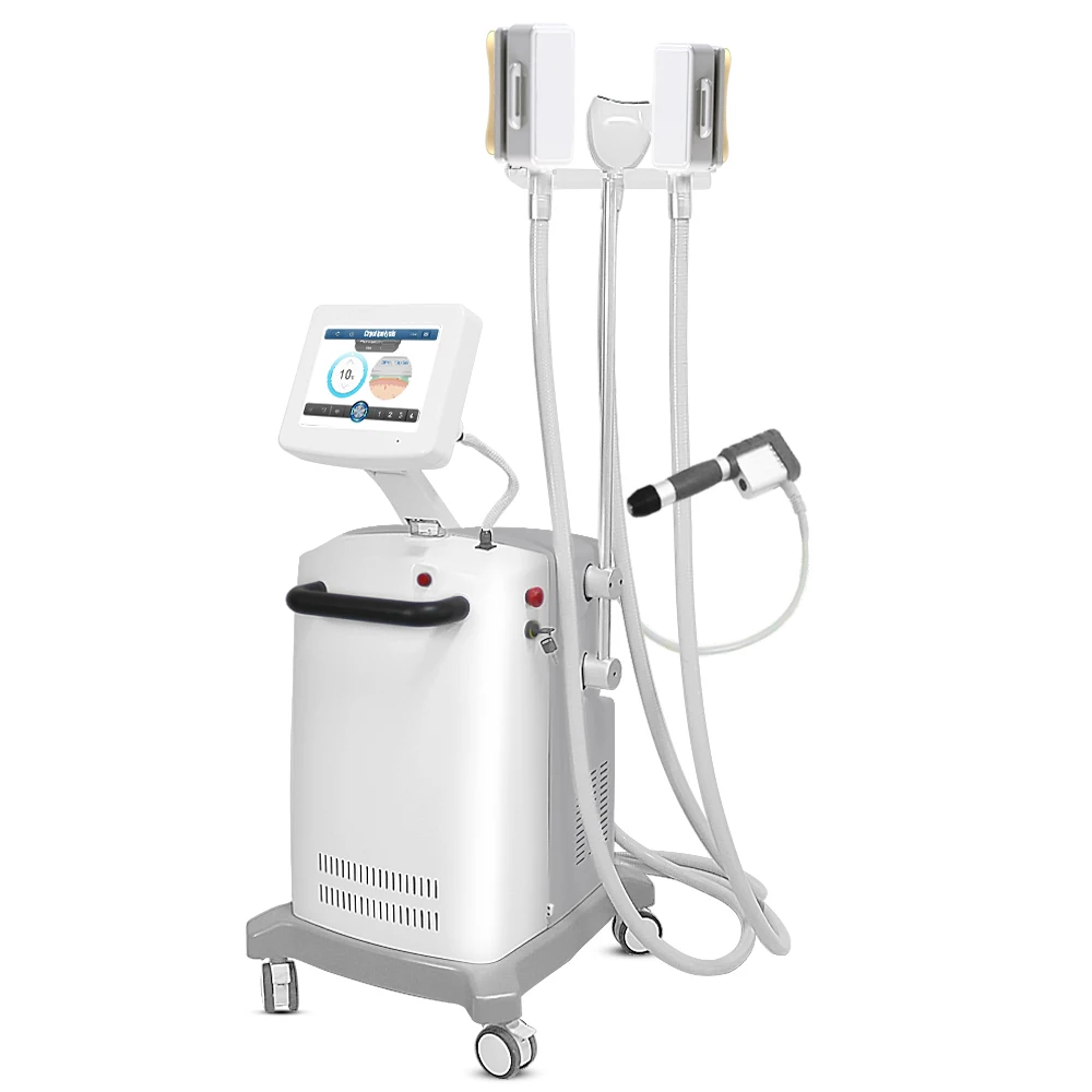 

2 in 1 Cryolipolysis Slimming + Pain Relief Shockwave Therapy Device Machine