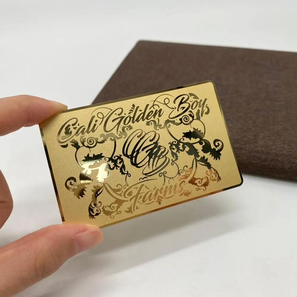 

DU custom metal cards, Cmyk color or pantone color