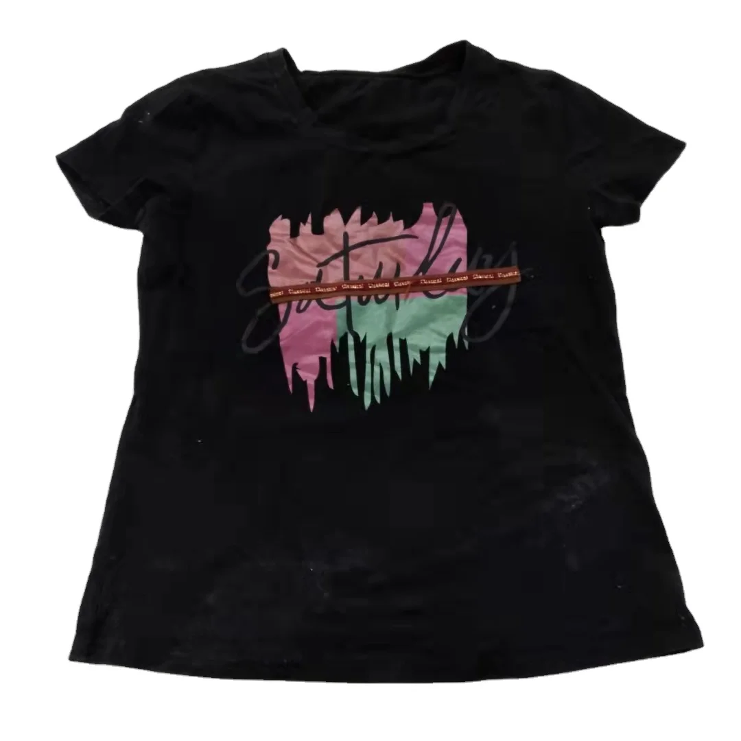 

low price grade B used women t-shirt bale clothes used for woman, Mixed