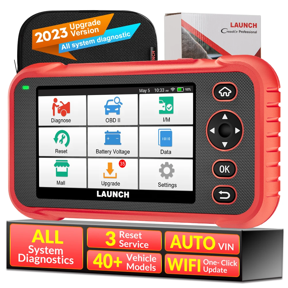 

Launch CRP123E PLUS Full System Diagnostic Tool for All Cars 12V Vehicles OBD2 Scanner Auto Scan Machine better than CRP129X