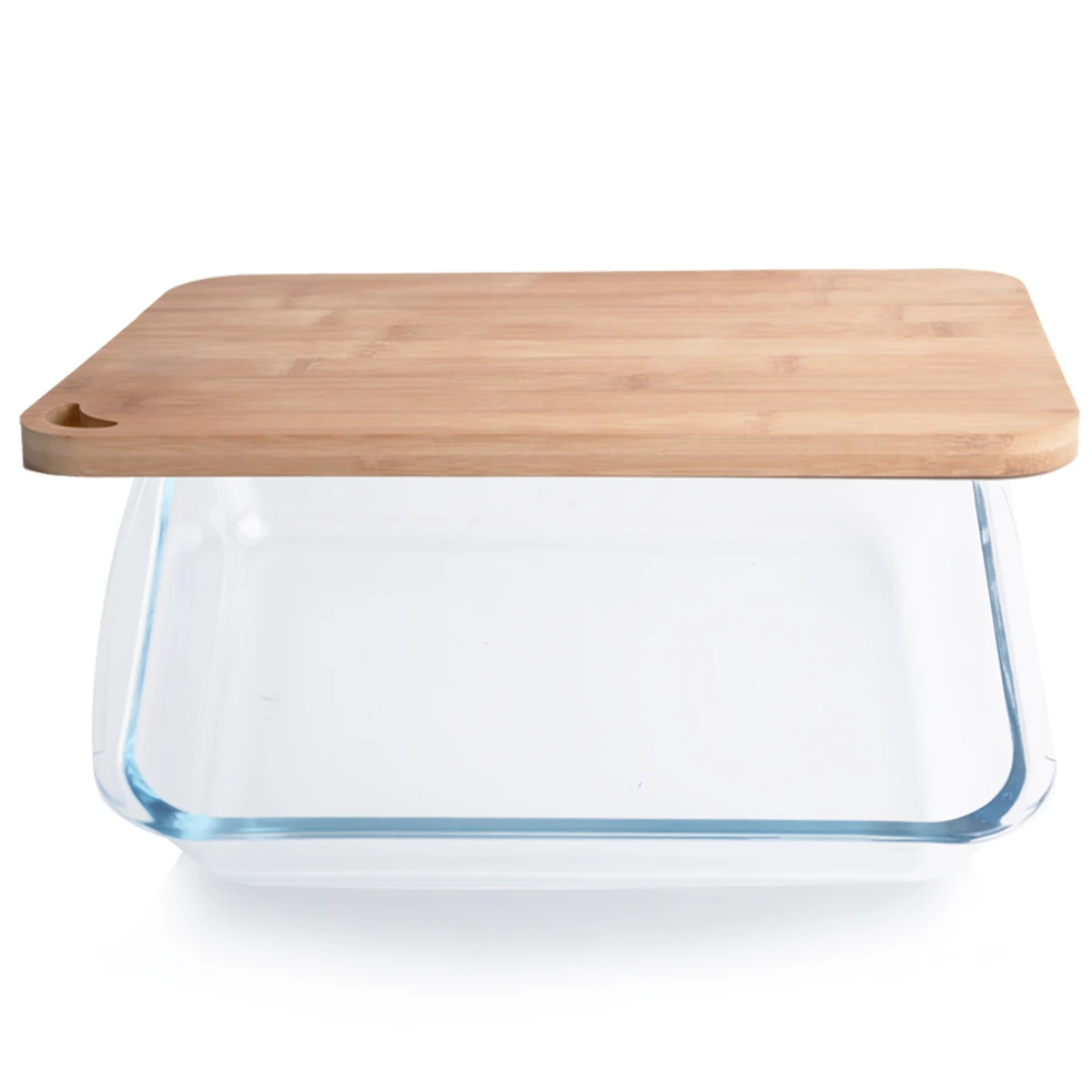 Rectangular Tempered Glass Baking Dish Tray Borosilicate Glass Bakeware
