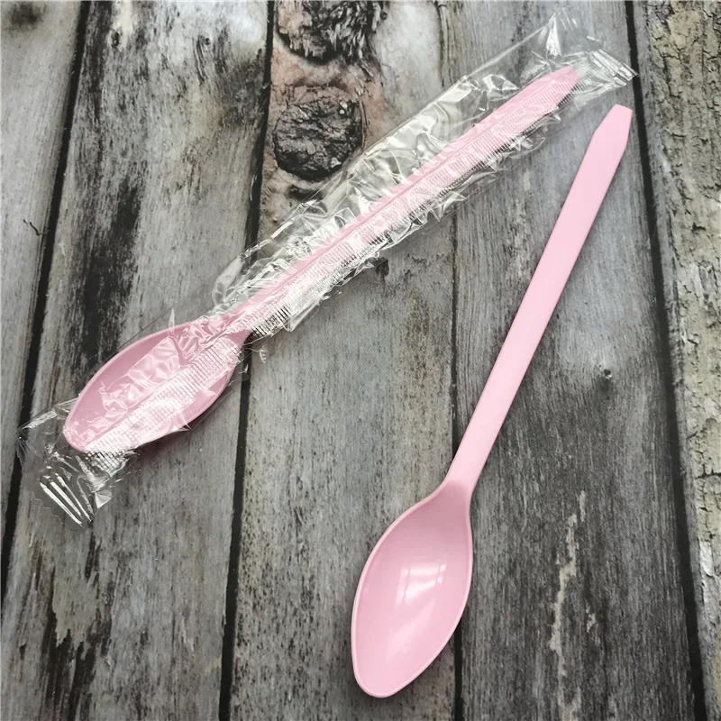 

Multicolor Disposable Plastic Spoon Wedding Outdoor Camping Party Tableware Wholesale Spoon Cutlery Biodegradable Spoons